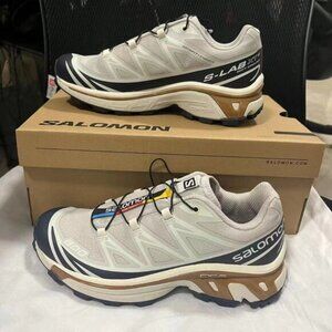 Salomon XT-6 Sneakers in Dark Sapphire